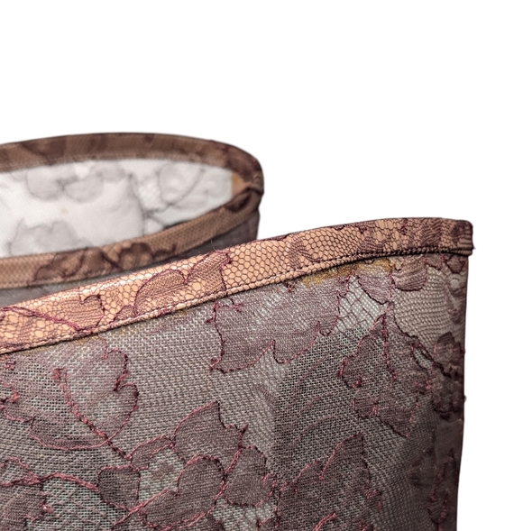 Valentino Garavani Runway Sheer Floral Lace Tall Heeled Statement Boot Size EU38 - Picture 6 of 14